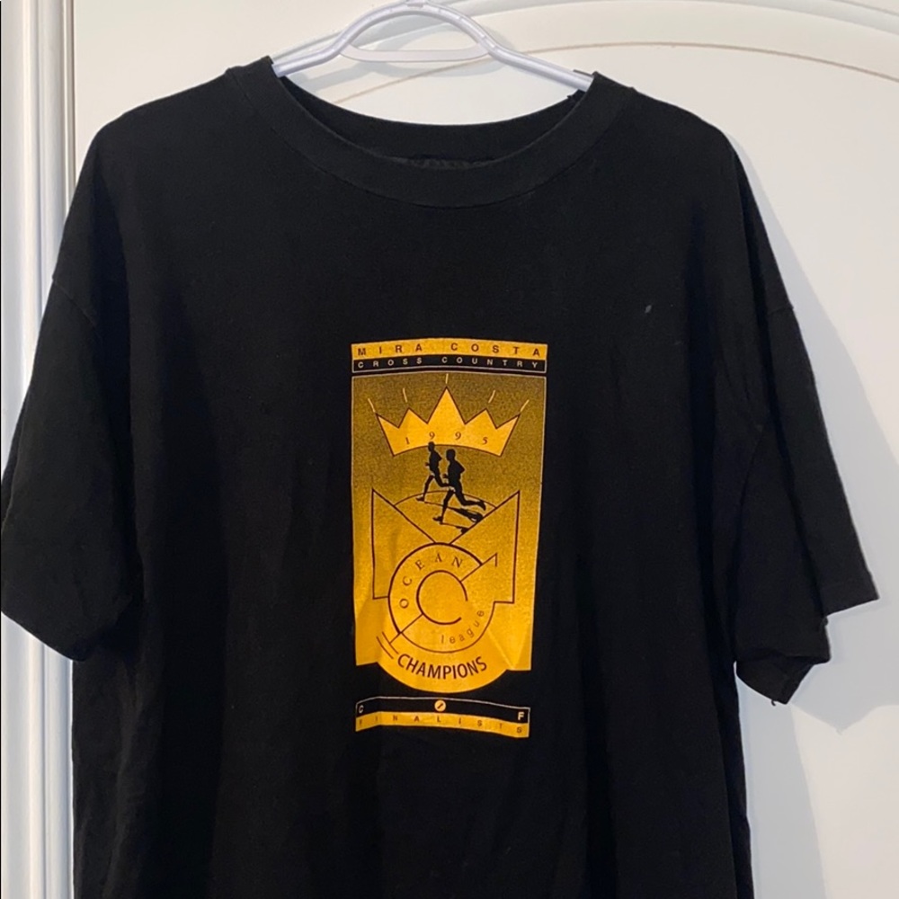 Mira Costa Cross Country Black Tee (oversized)